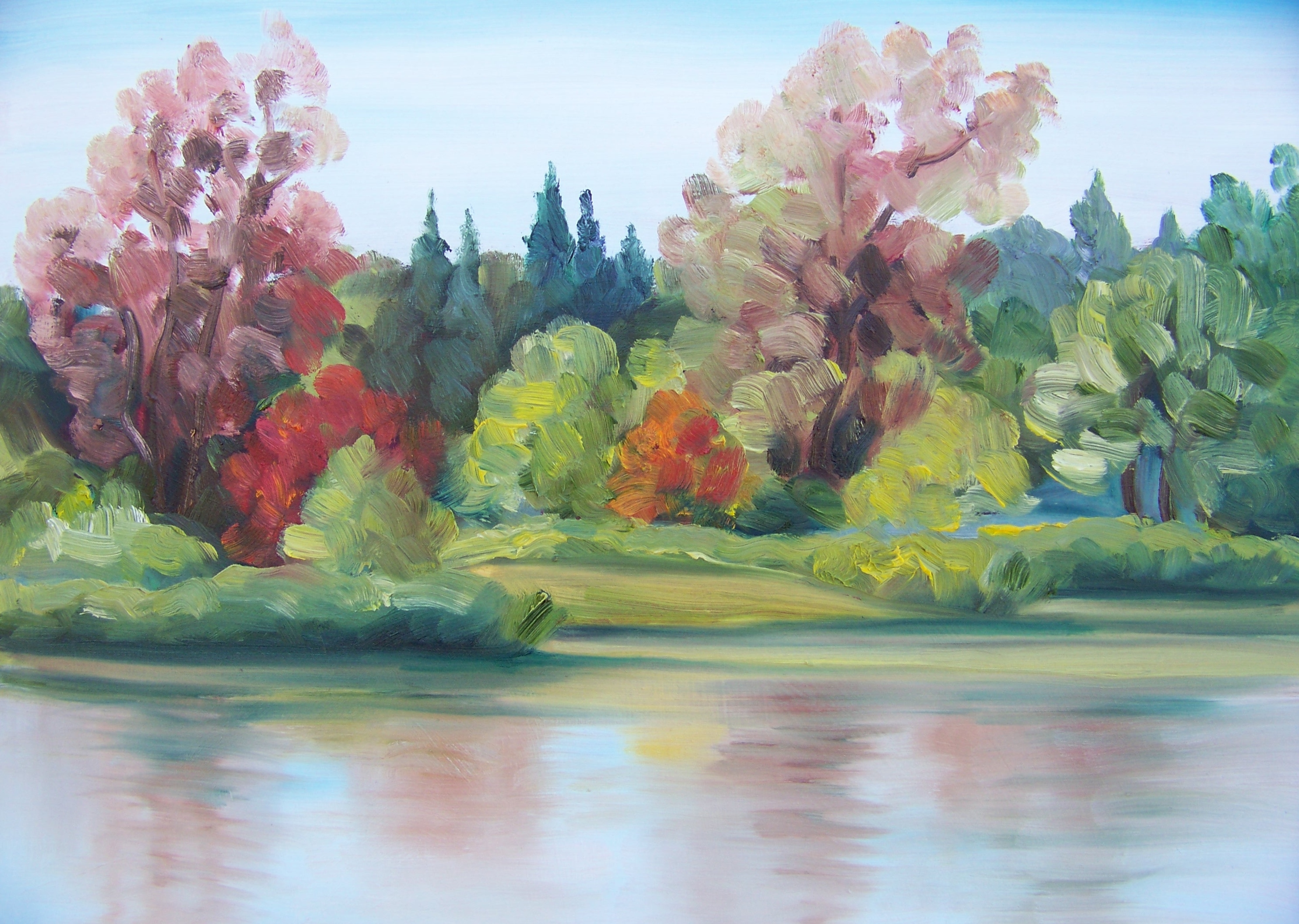 Mary Lake 2 oil on board