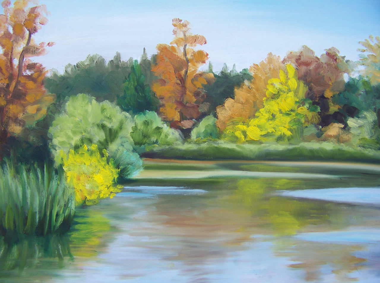 Mary Lake 1 oil on board